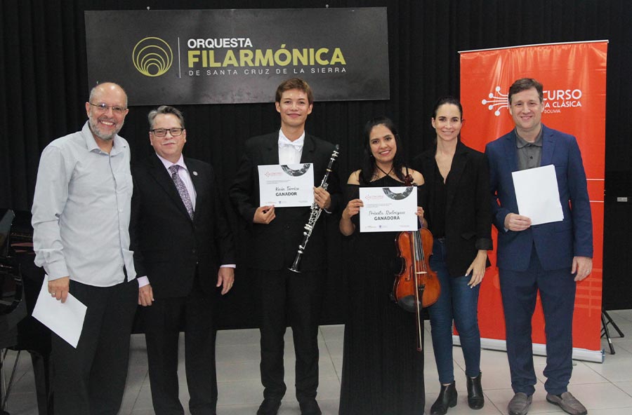 Una paceña y un cochabambino ganan el Concurso de Música Clásica que premia con becas en EEUU